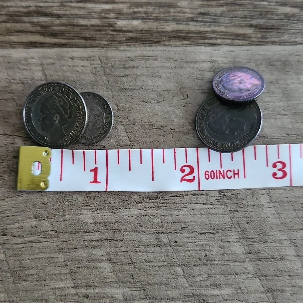 Dutch Wilhelmina Coin Cuff Links